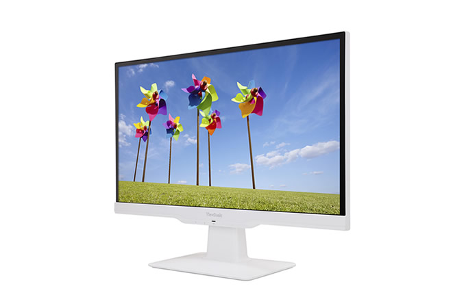 純白美型 Full HD超廣角視覺震撼 Viewsonic VX2363Smhl-W螢幕顯示器