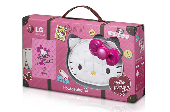 LG Pocket photo PD239SP 口袋相印機 (HELLO KITTY 粉亮精裝版)