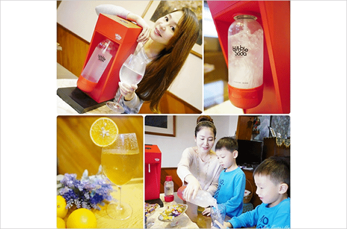 每天享受氣泡水的絕妙口感,優質又健康的生活品味♥BUBBLE SODA 健康氣泡水機♥