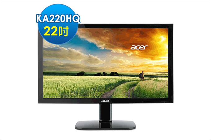 Acer KA220HQ 22型 雙介面護眼低藍光液晶螢幕