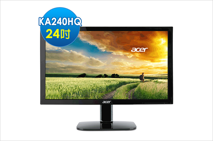 Acer KA240HQ 24型 雙介面低藍光液晶螢幕
