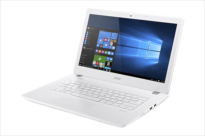 Acer Aspire V 家用13.3吋 i7-6500U FHD Win10 輕薄時尚筆電(白)(V3-372-78V8)
